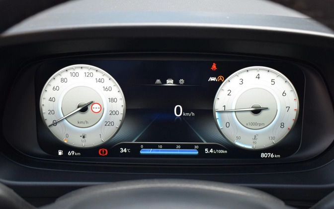 Hyundai Bayon cena 79900 przebieg: 8100, rok produkcji 2022 z Brzeszcze małe 407